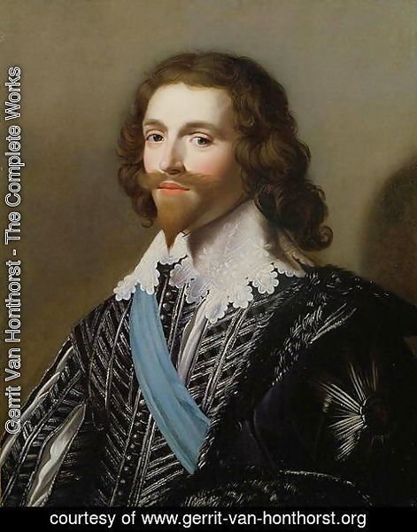 Gerrit Van Honthorst - Portrait of George Villiers 1st Duke of Buckingham