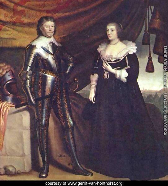 Prince Frederik Hendrik, and his wife Amalia van Solms