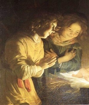 Adoration of the Child (detail) c. 1620