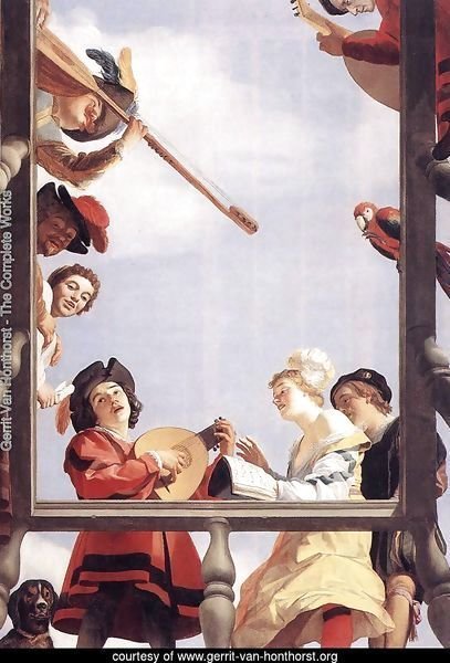 Musical Group on a Balcony 1622