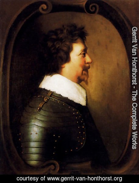 Gerrit Van Honthorst - Portrait Of Frederik Hendrik