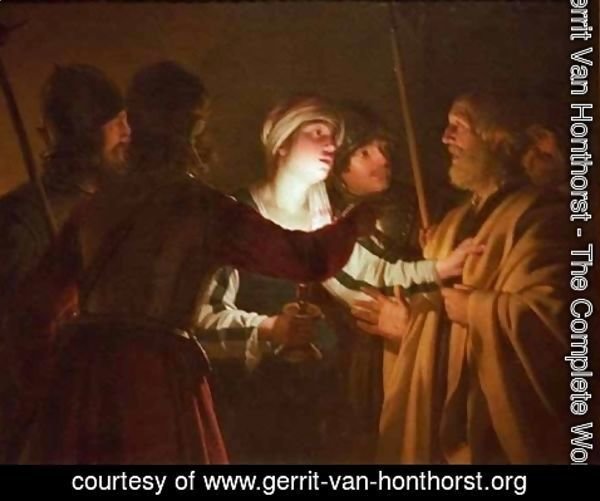 Gerrit Van Honthorst - The Denial of St Peter