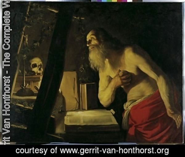 Gerrit Van Honthorst - follower St Jerome