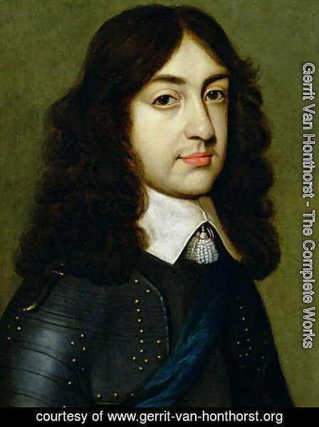Gerrit Van Honthorst - Portrait of Charles II
