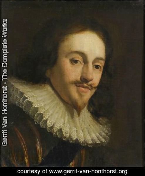 Gerrit Van Honthorst - Portrait Of Charles I
