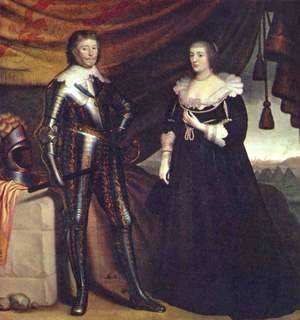Prince Frederik Hendrik, and his wife Amalia van Solms