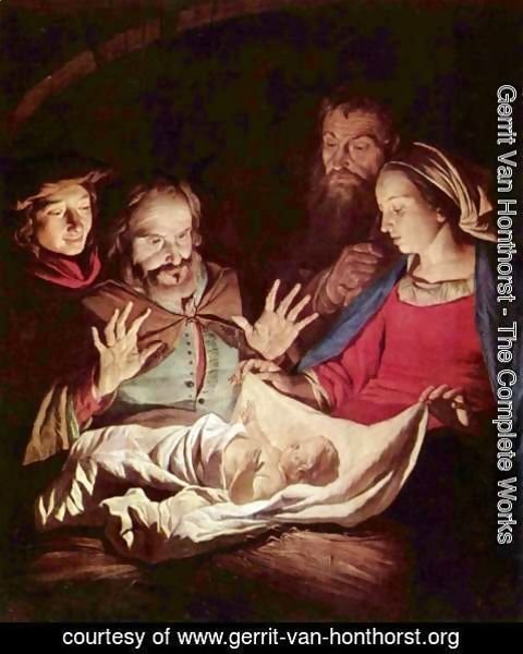 Gerrit Van Honthorst - Adoration of the Shepherds 2