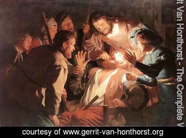 Gerrit Van Honthorst - The Dentist 1622