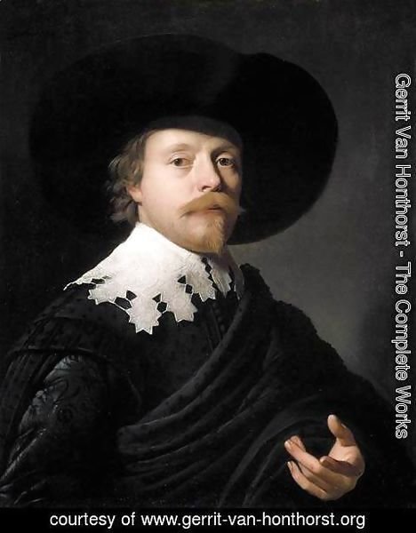Gerrit Van Honthorst - Portrait of a Gentleman 1631