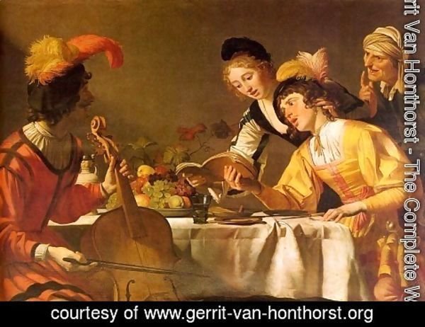 Gerrit Van Honthorst - The Concert  1625