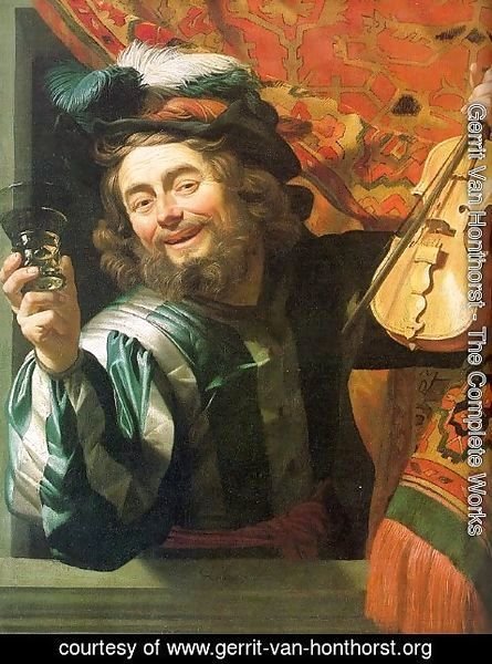 Gerrit Van Honthorst - The Merry Fiddler  1623